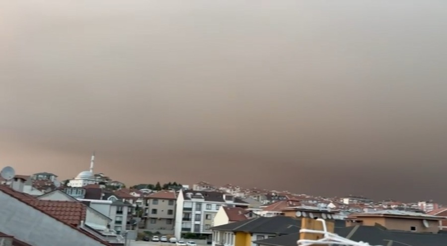 Bursa'yı duman ve kül esir aldı