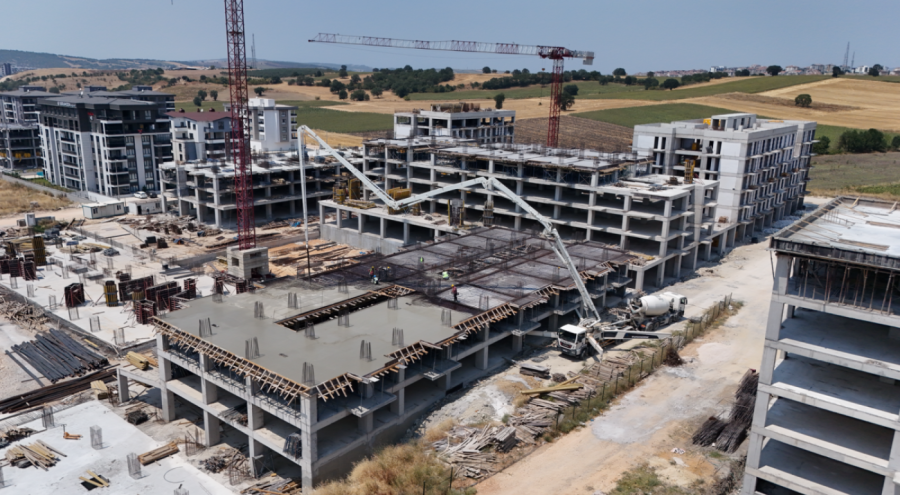 Atış Yapı'nın Kayapa'daki projelerinde inşaat yeniden başladı