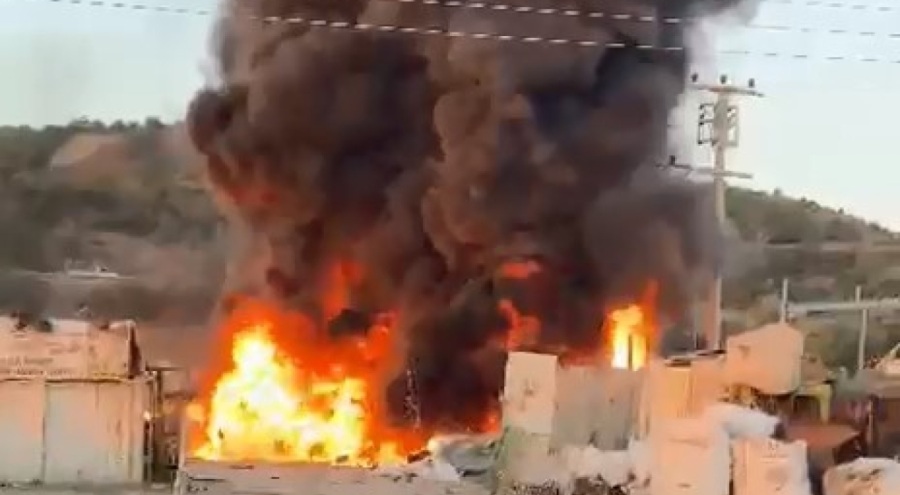 Bursa'da yine hurdacı yangını, yine çevre felaketi