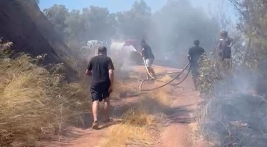 Bursa'da korkutan orman yangını.