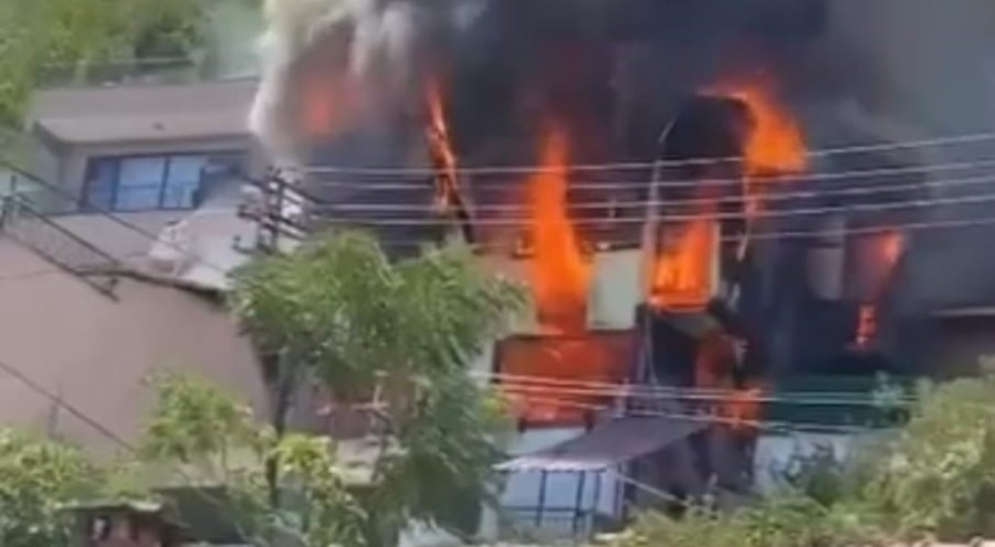 Bursa'da korkutan yangın