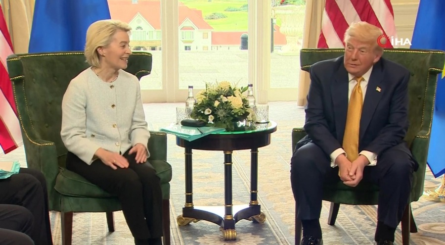 Trump, AB ile ticaret anlaşmasını duyurdu: "Yüzde 15'lik gümrük vergisi konusunda anlaştık"