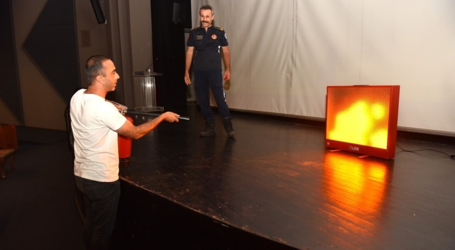 Yıldırım Belediyesin'den yangın eğitimi