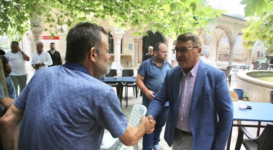 BESOB'dan yangın bölgesine destek ziyareti