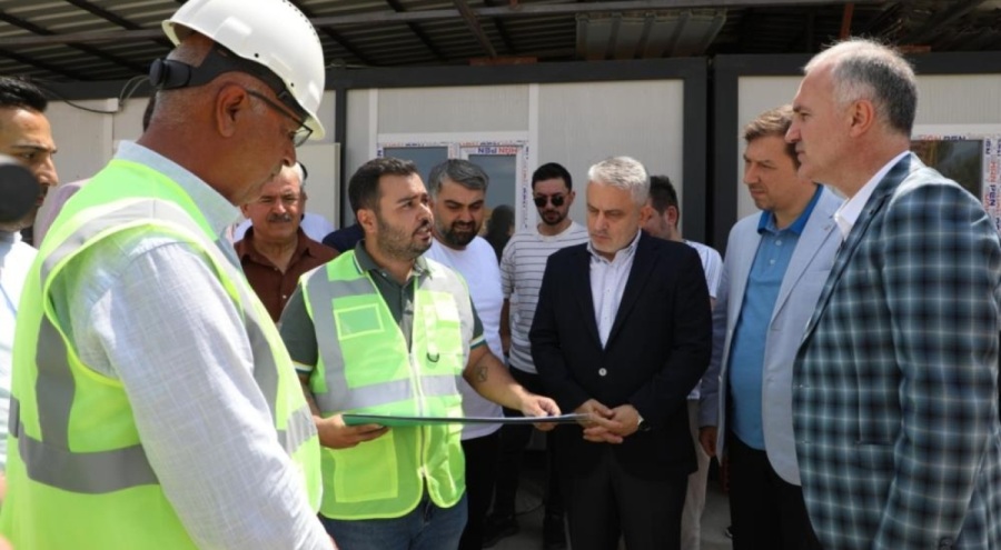 İnegöl'de KYK Erkek Öğrenci Yurdu yapımına başlandı