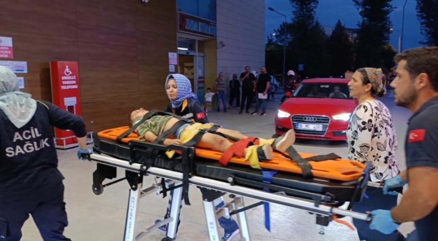Bursa'da otomobilin çarptığı bisikletli çocuk ağır yaralandı