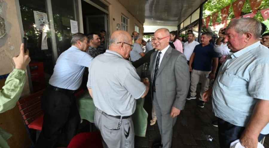 AK Parti Bursa teşkilatları sahada! 17 ilçede eş zamanlı çalışma