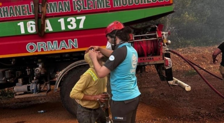 Bursa UMKE yangın sınavını başarıyla geçti