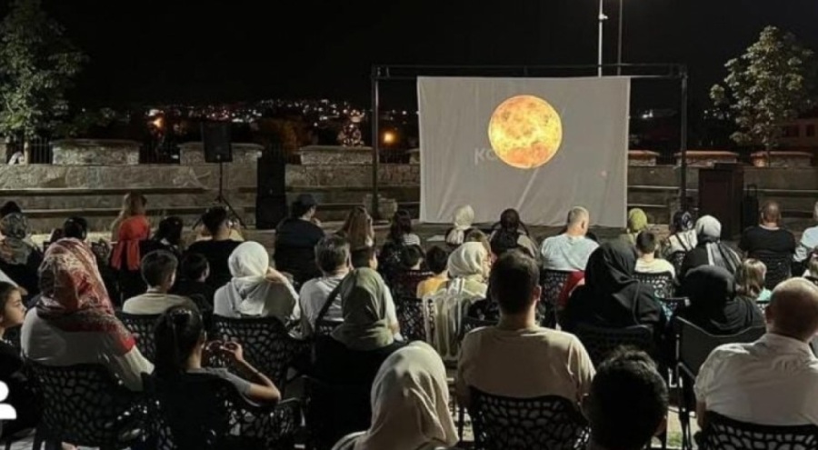 Ayçiçeği Masal Parkı'nda 'Perseid' gecesi! Gökyüzü meraklıları akın etti...