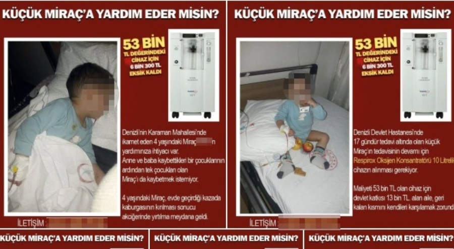 Hasta çocuklar adına bağış toplanarak dolandırıcılık yapıldığı iddiası