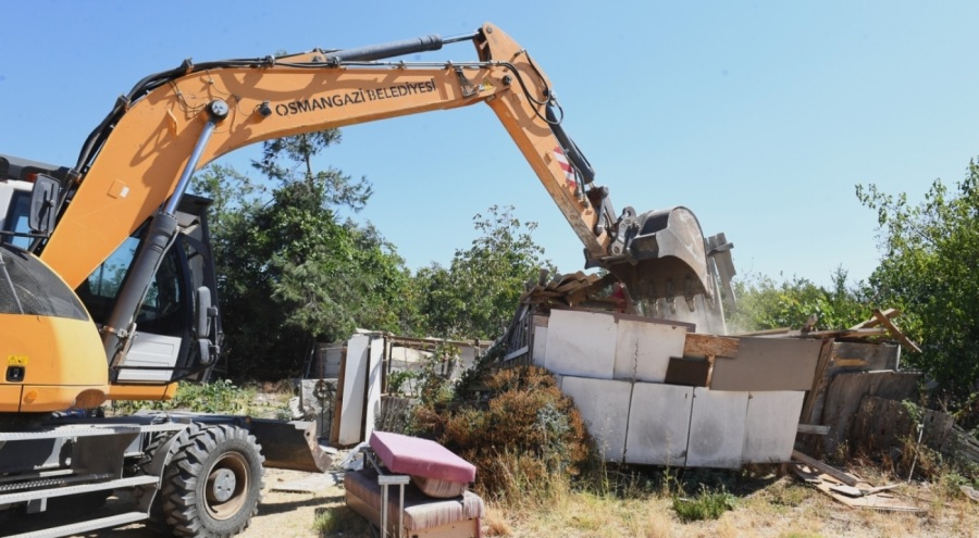 Osmangazi Kaçak Yapılardan Temizleniyor