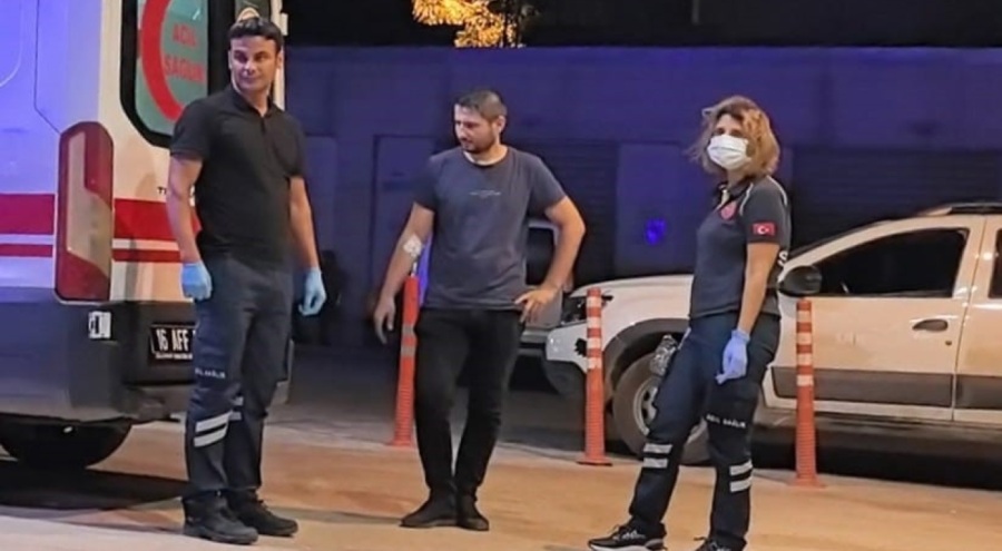 Bursa'da üzerine asit sıçrayan işçi yaralandı