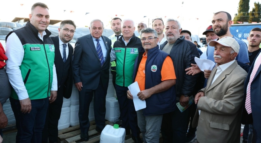 Bursa Büyükşehir'in "sıvı gübresi" çiftçiden tam not aldı