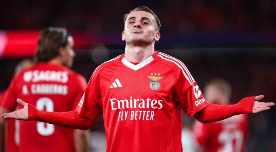 Kerem Aktürkoğlu, Benfica'ya veda etti