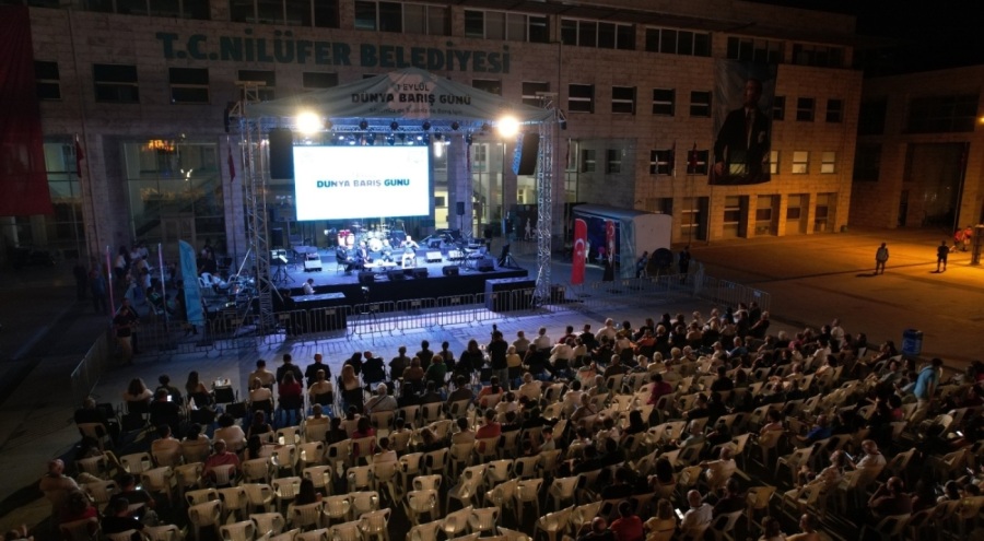 Barışın sesi Nilüfer'den yükseldi