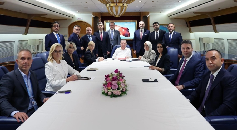 Cumhurbaşkanı Erdoğan: "BM Genel Kuruluna muhtemelen Filistin meselesi damga vuracak"