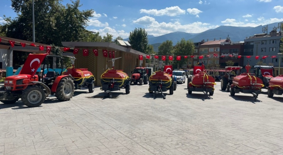 Orman köylerine, itfaiye teçhizatlı su tankerlerine kavuştu