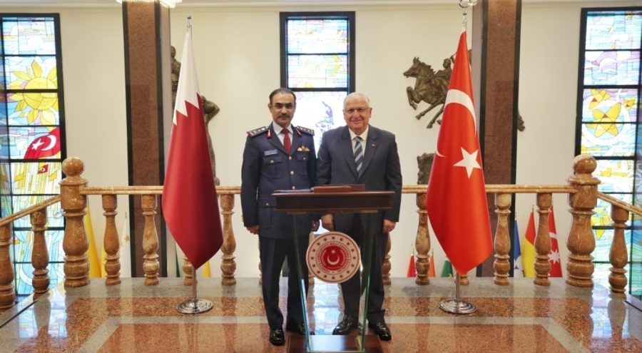 Bakan Güler, Katar Genelkurmay Başkanı Al Mannai ve Katar Kara Kuvvetleri Komutanı Al-Attiyah ile görüştü
