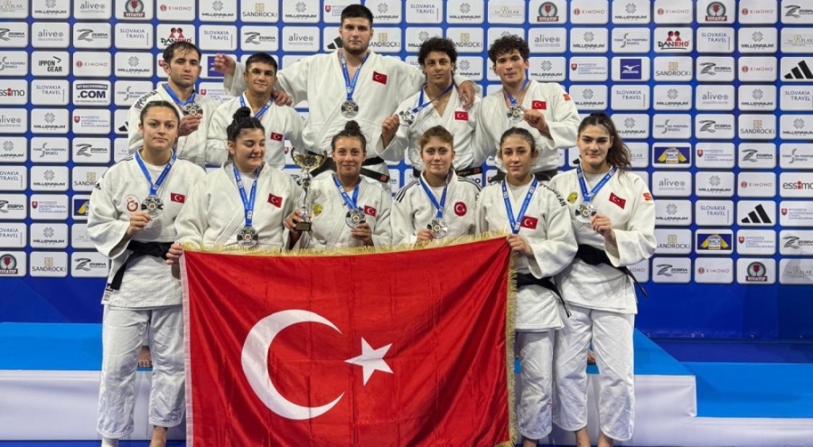 Osmangazi Belediyespor'un judocusu Avrupa kürsüsünde