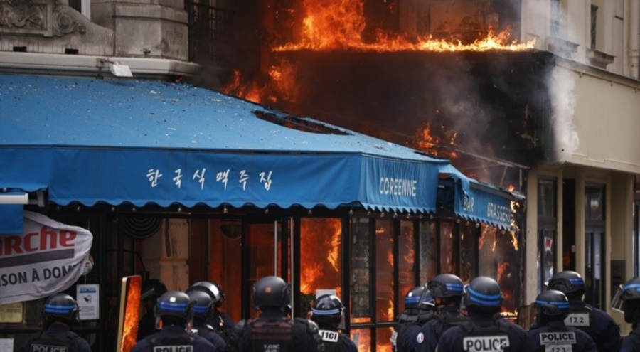 Fransa'da "Her şeyi durduralım" protestolarında gözaltı sayısı 300'e yaklaştı