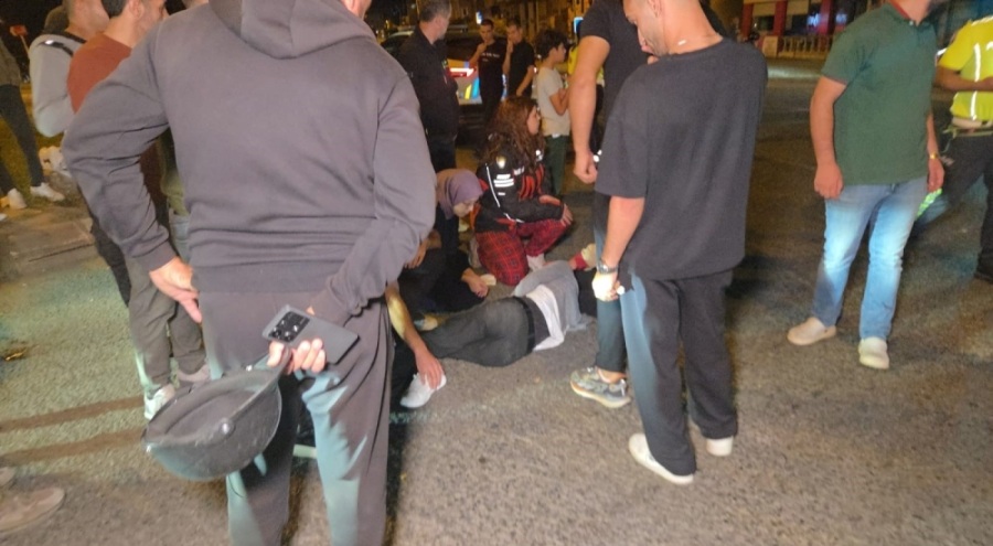 Orhangazi'de yolun karşısına geçmek isteyen kişiye araç çarptı