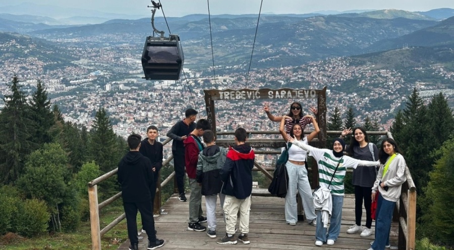 Başarılı öğrencilerin Saraybosna turu