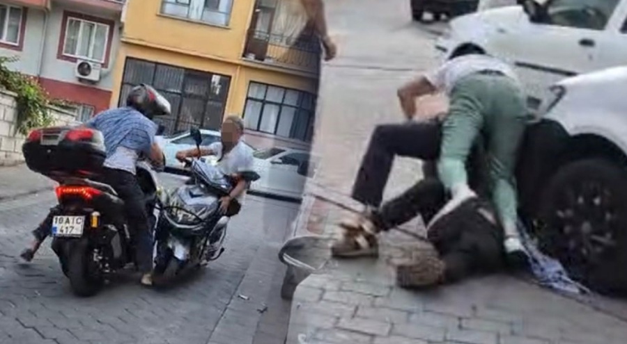 Motosikletle çarpıp yere düşürdüler, kavgada bıçaklar çekildi: 3 yaralı
