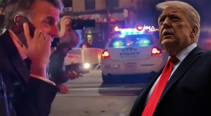 Trump'ın konvoyu Macron'u trafikte bekletti