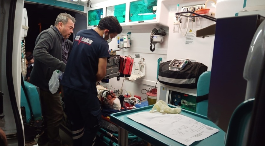 Koyununu kurtarmak isterken 70 metrelik yamaca yuvarlandı