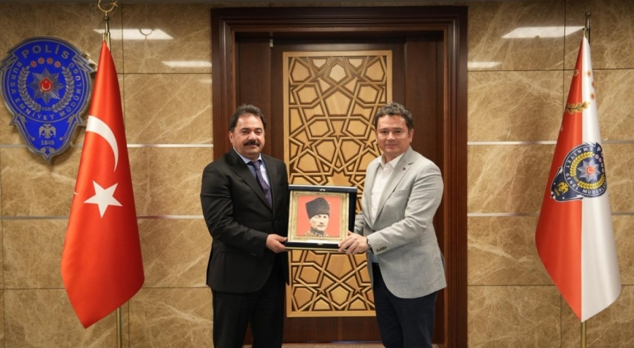 Başkan Aydın'dan Yeni İl Emniyet Müdürü Gökçe'ye Hayırlı Olsun Ziyareti