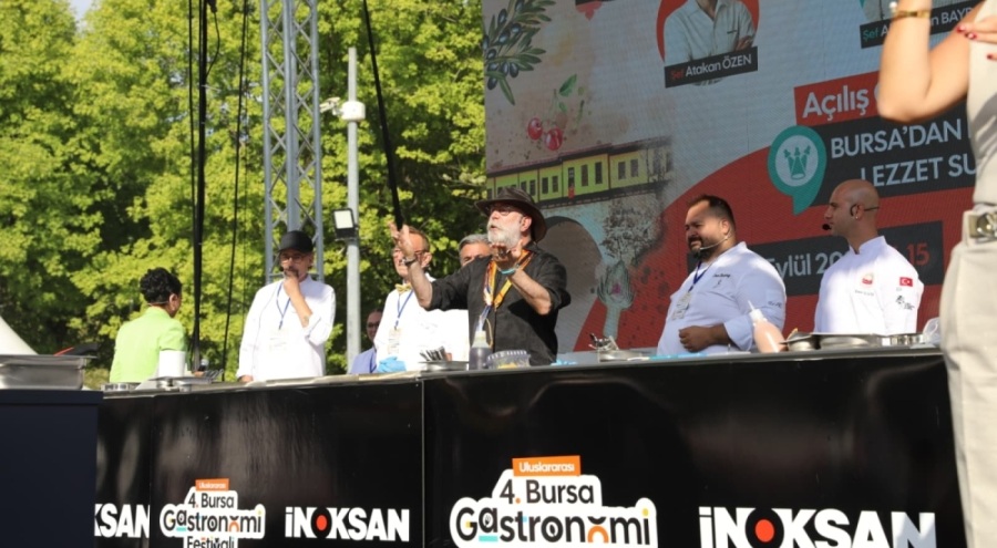 Ünlü şefler, tabaklarında Bursa ürünlerini yorumladı