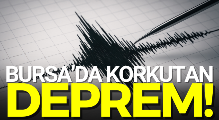 Bursa'da deprem