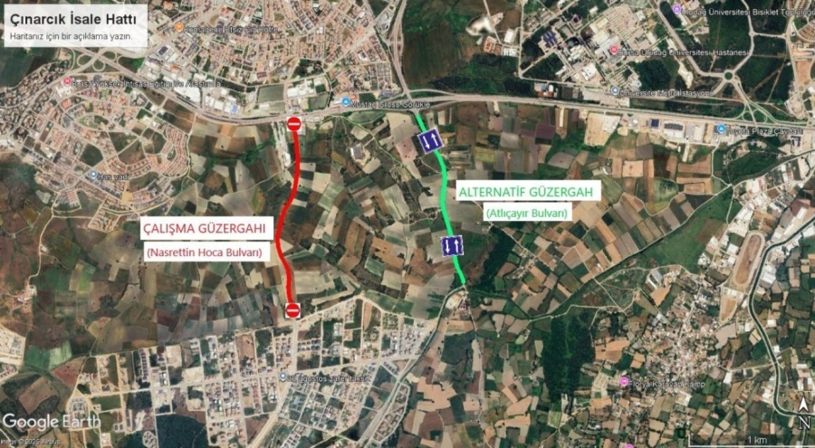 Bursa'da trafik düzenlemesi