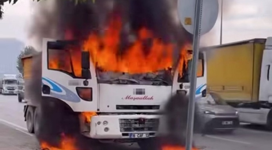 Bursa'da trafikte korku dolu anlar!