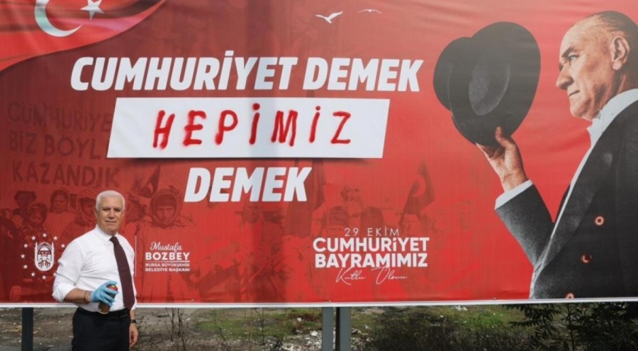 Bursa'da Cumhuriyet coşkusu şehri sardı