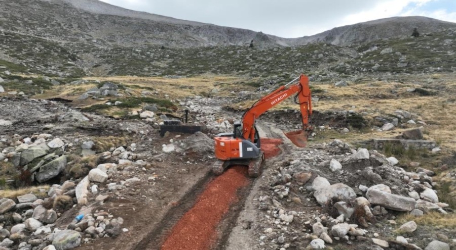 Uludağ'ın içmesuyu hattı yenilendi