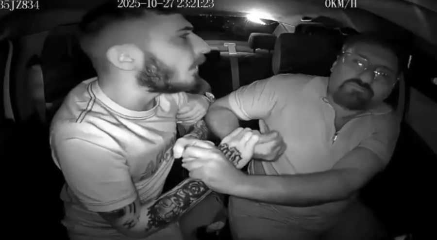 İzmir'de taksi şoförünün darbedildiği...