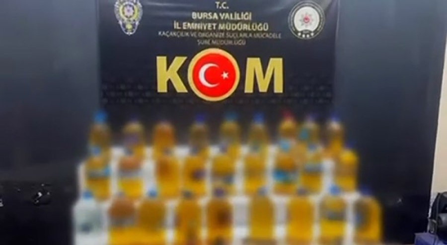 Bursa'da Sahte İçki Operasyonu: 227 Litre Ele Geçirildi, 1 Kişi Hakkında İşlem Başlatıldı