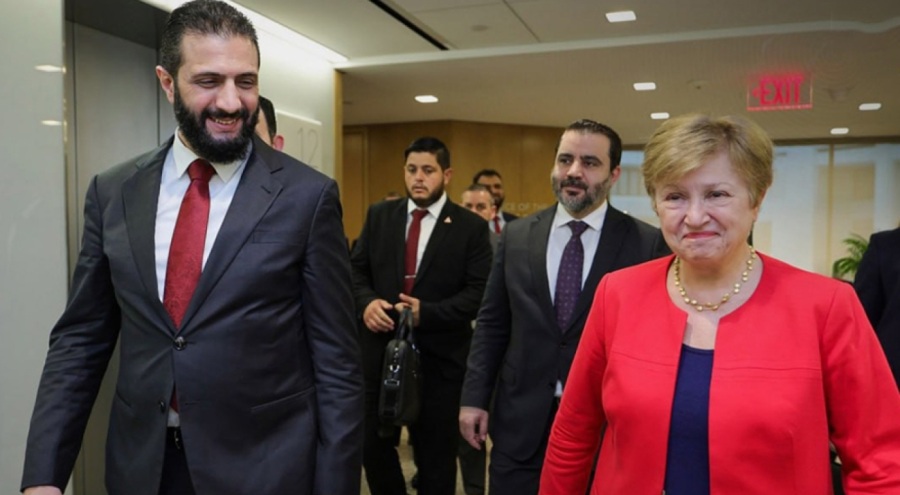 Suriye Lideri Şara, IMF'yi Ziyaret Etti