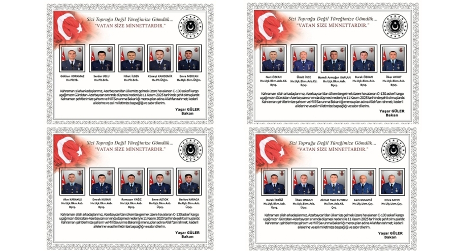 MSB Açıkladı: Gürcistan-Azerbaycan Sınırında Düşen Askeri Kargo Uçağında 20 Asker Şehit Oldu