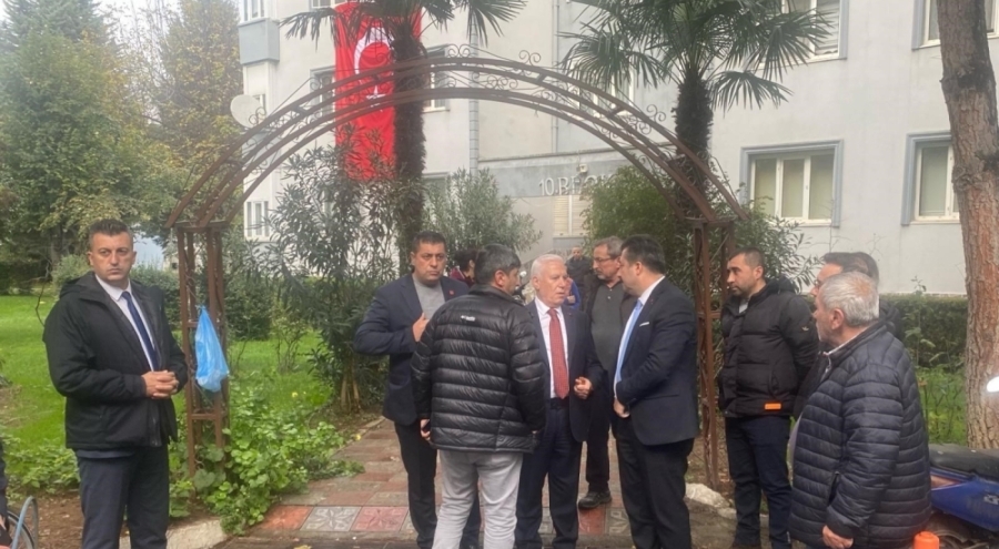 Başkan Bozbey'den Şehit Pilot Binbaşı Serdar Uslu'nun Ailesine Taziye Ziyareti