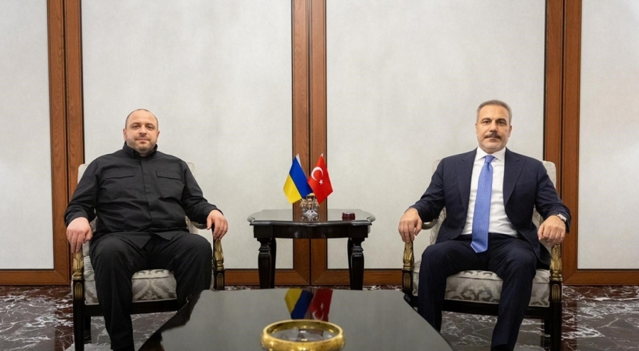 Bakan Fidan, Ukraynalı mevkidaşı Umerov ile Ankara'da görüştü