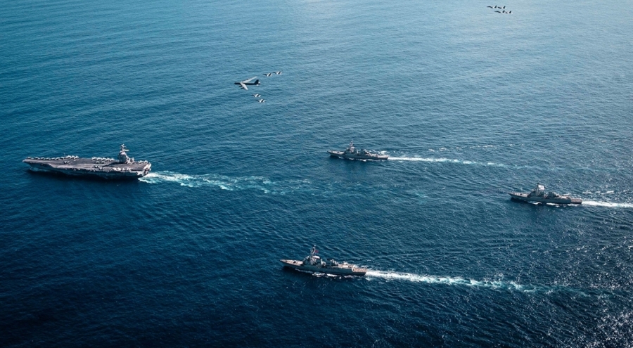 ABD'nin En Büyük Uçak Gemisi Karayipler'e Ulaştı: Güney Mızrağı Operasyonu Başladı