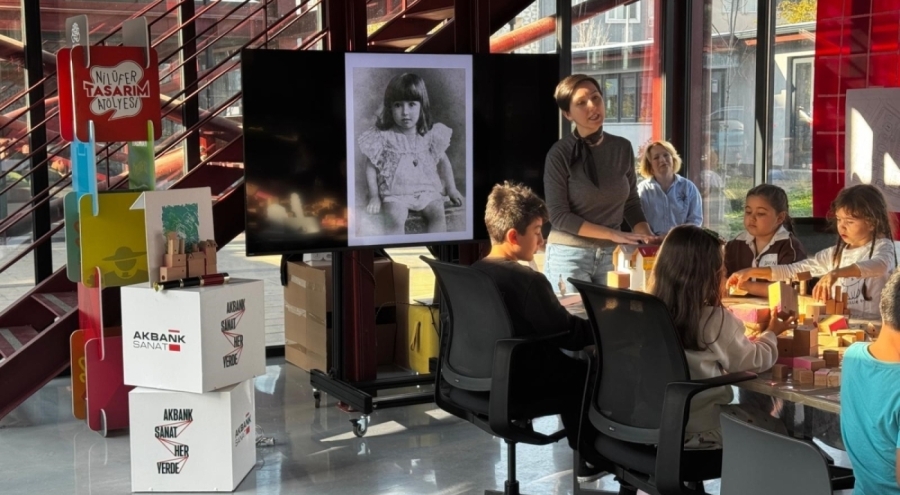 Çocuklar Pancar Deposu'nda sanatla buluştu