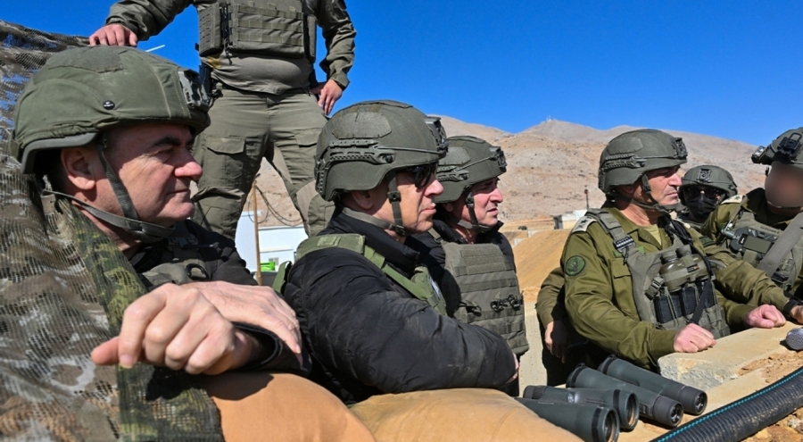 Netanyahu, Suriye'deki işgal altındaki tampon bölgede boy gösterdi