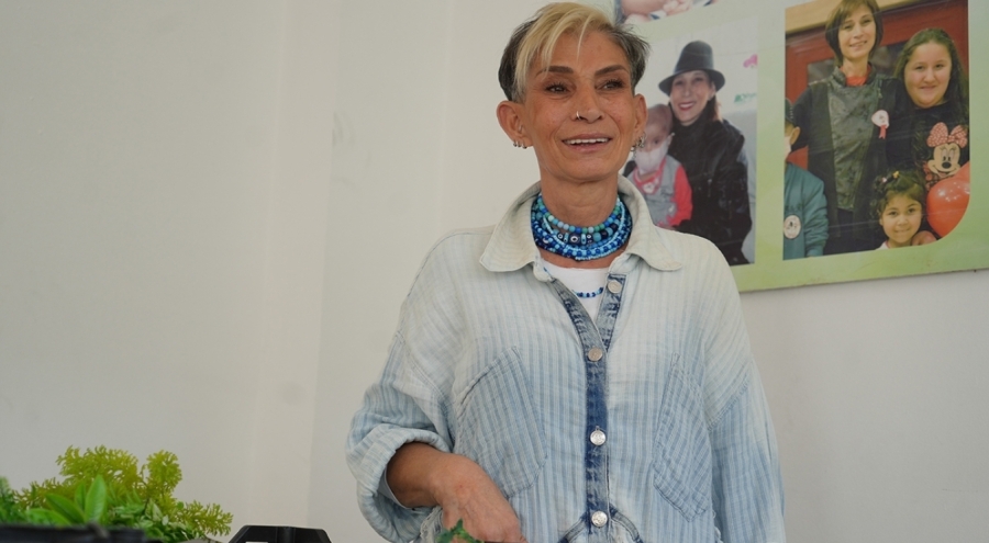 Samsun'da kanseri 6 kez yenen Sema Danışmaz, 7. kez mücadelede yine dimdik