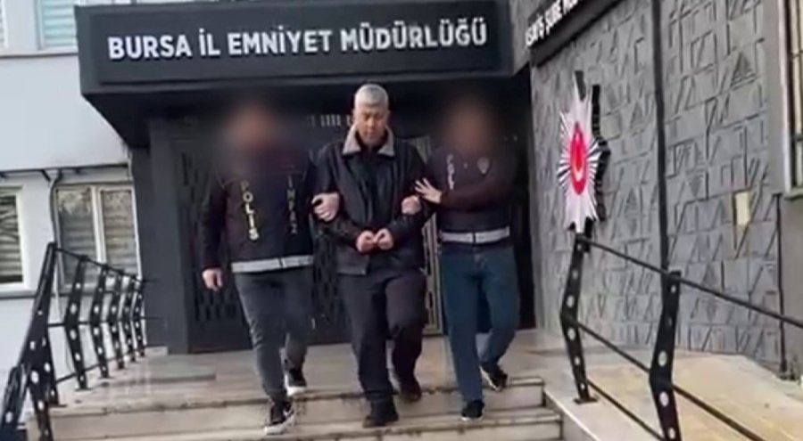Bursa'da 56 Yıl Hapis Cezası Bulunan Firari Y.S. Yakalandı