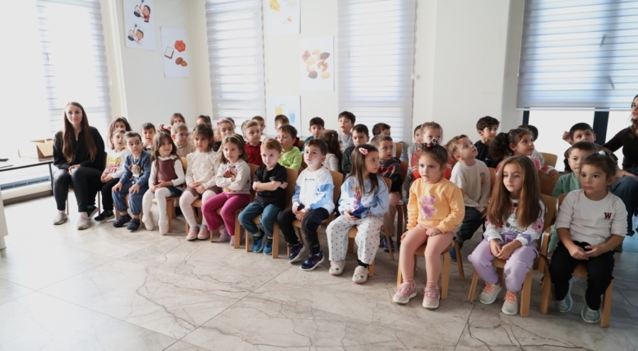 Osmangazi'de minikler sağlıklı gülüşlerin sırrını öğrendi