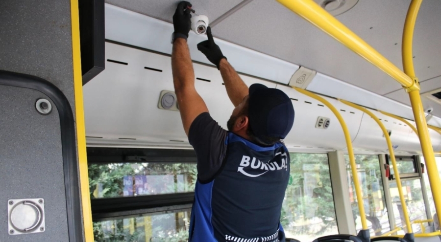 Bursa'da otobüsler daha da güvenli