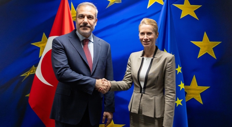 Fidan, AB Yüksek Temsilcisi Kallas ile Brüksel'de görüştü